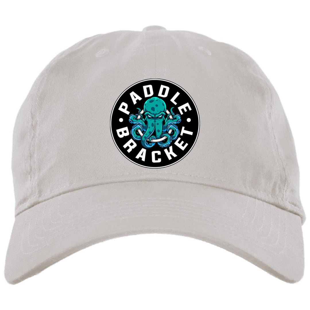 Paddle Bracket Embroidered Brushed Twill Unstructured Dad Cap