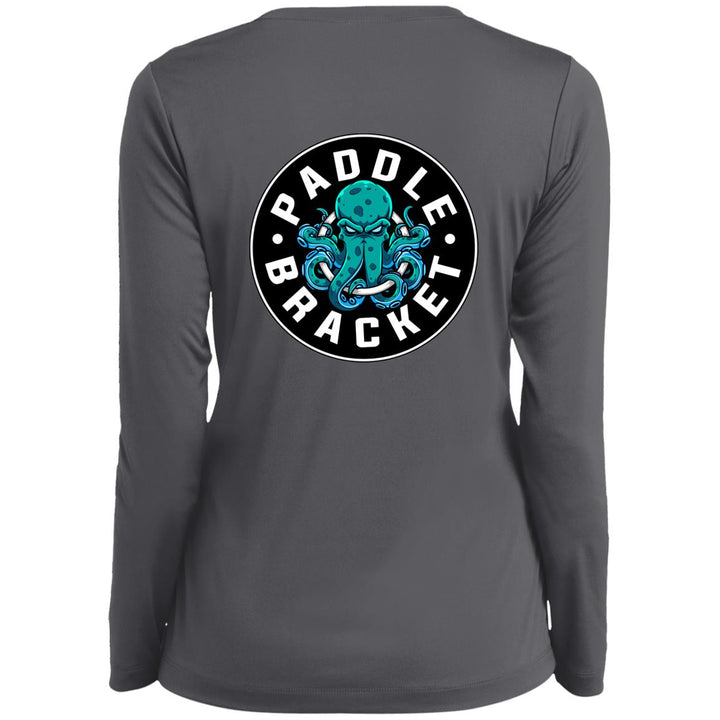 Paddle Bracket Ladies’ Long Sleeve Performance V-Neck Tee