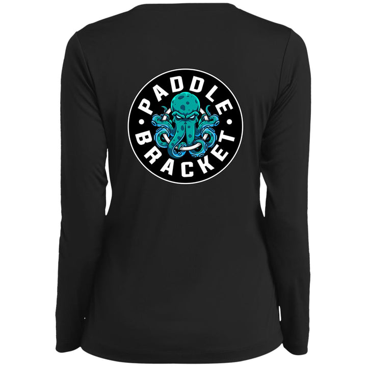 Paddle Bracket Ladies’ Long Sleeve Performance V-Neck Tee