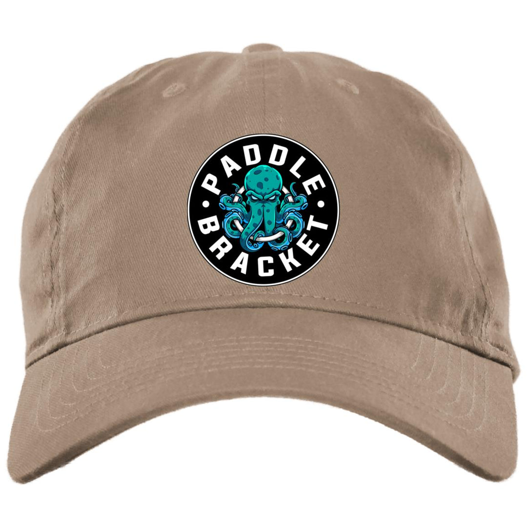 Paddle Bracket Embroidered Brushed Twill Unstructured Dad Cap